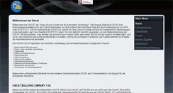 Desktop Screenshot of oscat.de